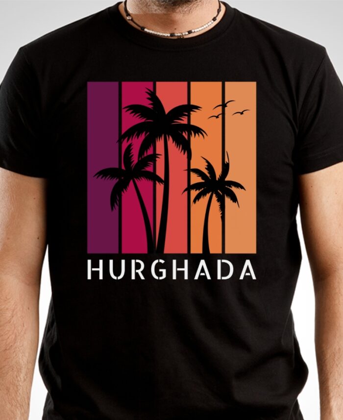 Hurghada Vintage Sunset Men's T-Shirt